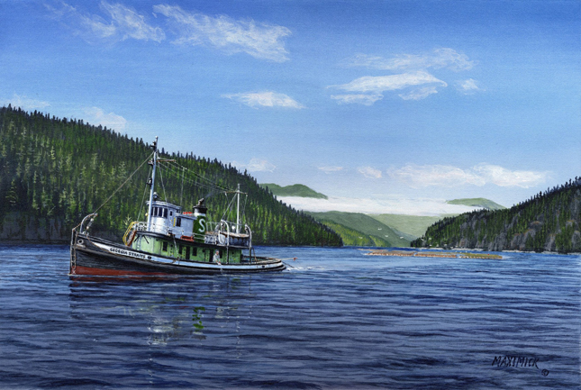 Towing in Chancellor Channel