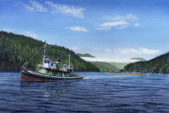Towing in Chancellor Channel